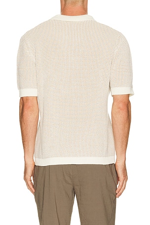 Rails Pearson Knitted Polo en Crème