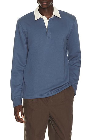 Wright Long Sleeve Polo Rails