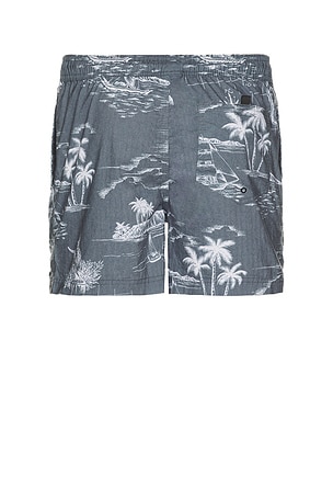Rails La Brea Swim Shorts in Charcoal