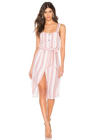 open lace back dress Rails, Loulou Dress-Salerno Pink Stripe – Snapdragon Designs