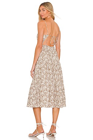 midi dress viscose Velvet by Graham & Spencer | India Dress | S