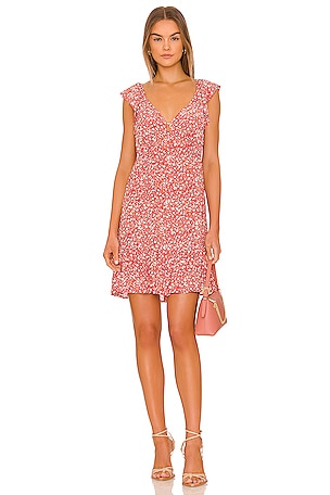 strapless open back dress Canary Red Stripe Shift Dress X-Large