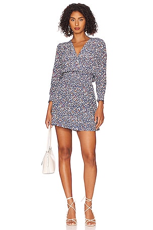 Rails Zana Mini Dress in Blue Ditsy Floral | REVOLVE