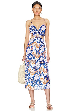 Rails Lourdes Dress in Cobalt Floral | REVOLVE Rails Lourdes Dress in Cobalt Floral | REVOLVE