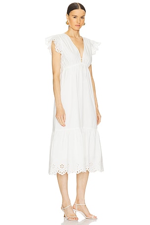 Rails Tina Midi Dress in White