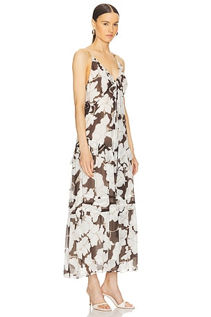 Rails Boa Maxi Dress in Brown