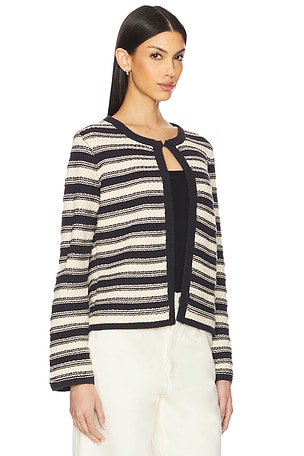 Rails Nelly Cardigan in Black,Beige
