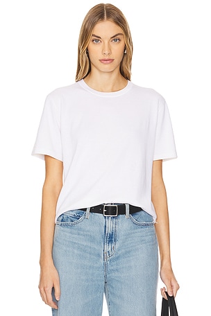 Cotton Cashmere Short Sleeve Tee Rails