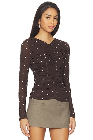 Rails Georgina Top in Brown