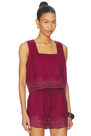 Rails Alira Top in Burgundy