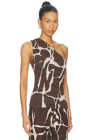 Rails Dorothy Top in Brown,Cream