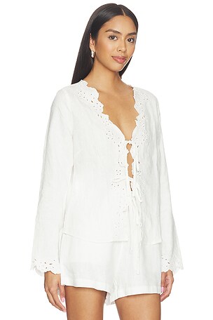Rails Fleur Top in White
