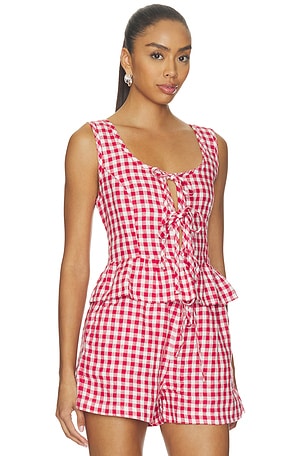 Rails Jonah Top in Red