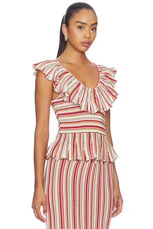 Rails Carmelita Top in Havana Stripe