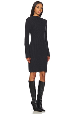 REMAIN Knit Dress in Charcoal