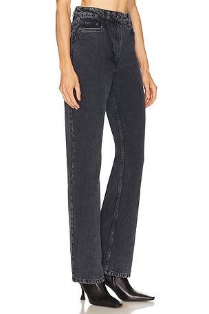 REMAIN Slim Boot Cut Jeans in Black