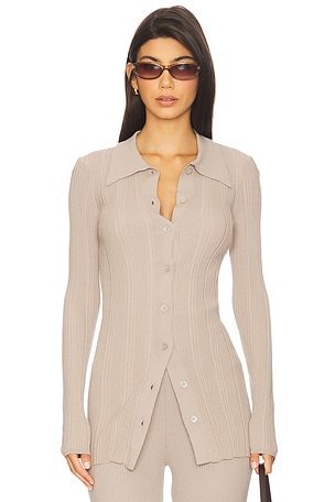 Rib Knit Cardigan REMAIN