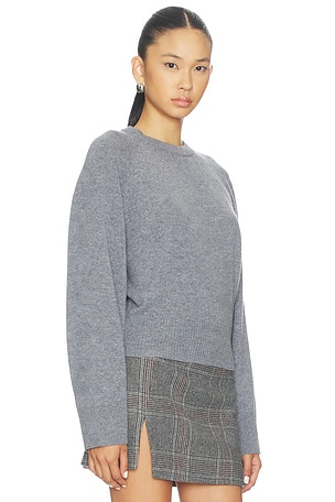 REMAIN Bat Sleeve Crewneck Pullover in Grey. Size XS. Also