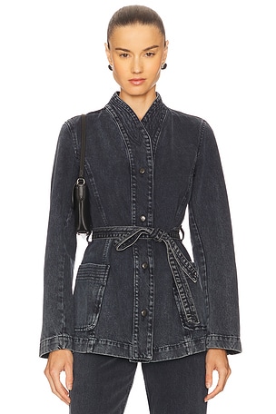 Belted Denim Jacket REMAIN