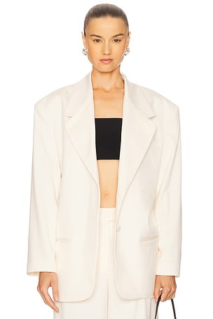 REMAIN Oversized Blazer in Ivory