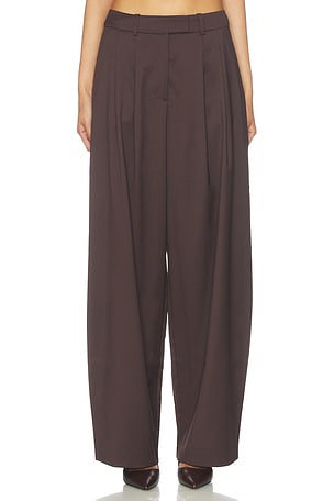 Cocoon Suiting Pants With Pleats REMAIN