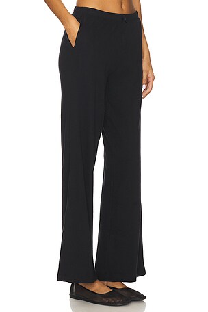 RAT BOI Pointelle Pant in Black