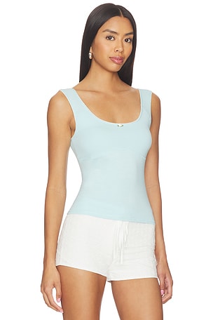 RAT BOI Romantic Top in Baby Blue