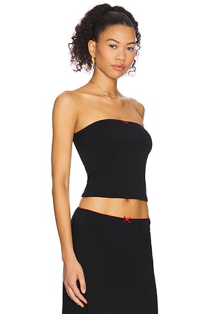 RAT BOI Contour Tube Top in Black