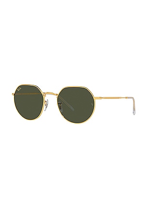 Ray-Ban Jack in Metallic Gold