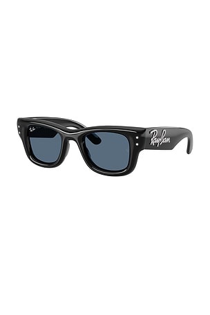 Ray-Ban Wayfarer Puffer Square Sunglasses in Black