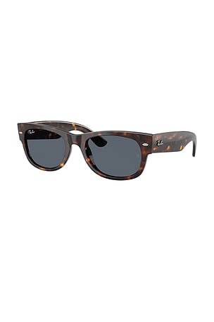 Ray-Ban Mega Wayfarer II Square Sunglasses in Brown