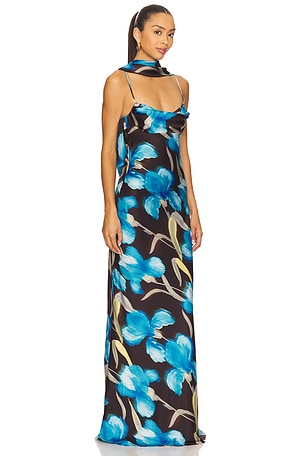Rebecca Vallance Ingrid Gown in Blue