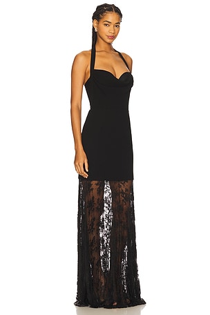 Rebecca Vallance Milena Gown in Black