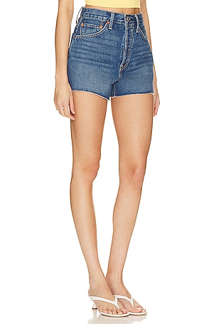 RE/DONE Originals 50s Cutoffs in Denim-Dark