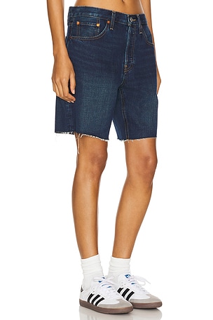 RE/DONE Boyfriend Cutoff Short in Denim-Dark