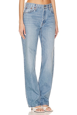 RE/DONE Originals The Long Loose in Denim-Medium