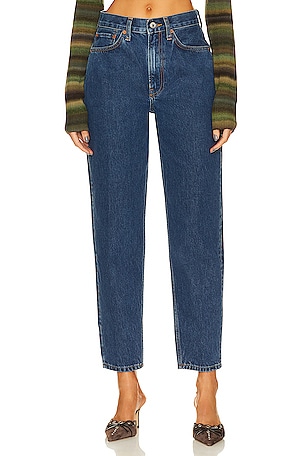 Jackie High Rise Cropped Jeans - California Blue Wash