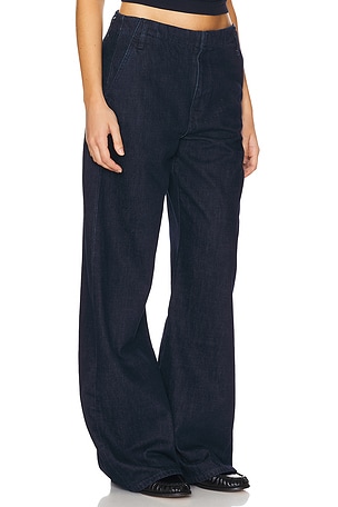 RE/DONE Trouser Wide Leg in Denim-Dark