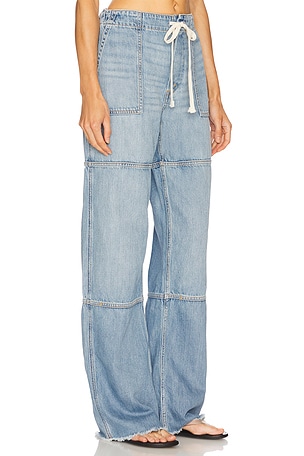 RE/DONE Beach Pant in Blue