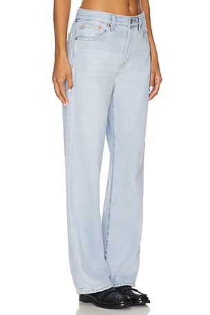 RE/DONE The Thrasher Wide Leg Jeans in Blue. Size 32. Also