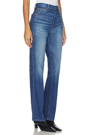 RE/DONE 90s High Rise Loose Jeans in Blue