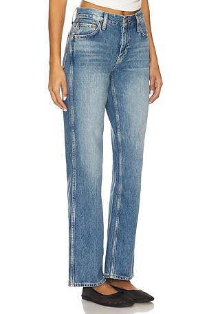 RE/DONE 90s Mid Rise Loose Jeans in Blue