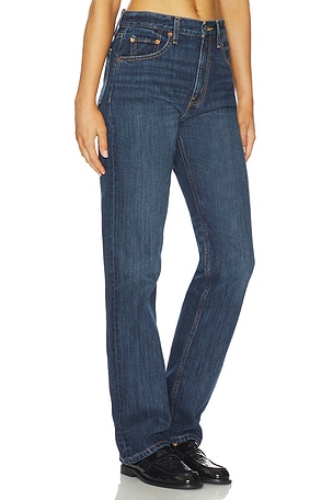 RE/DONE Blondie Straight Jeans in Blue