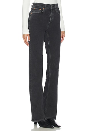 RE/DONE 70's Bootcut Jeans in Black