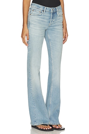 RE/DONE 70's Mid Rise Bootcut Jeans in Baby Blue. Size 28. Also