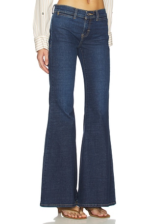 RE/DONE The Janis Wide Leg & Flare Jean in Blue