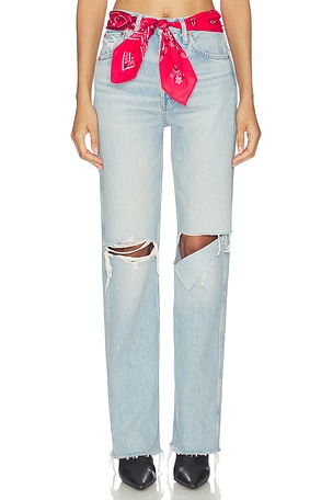 90s High Rise Loose With Bandana Wide Leg Jeans RE/DONE