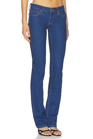RE/DONE The Lean Straight Leg Jeans in Blue