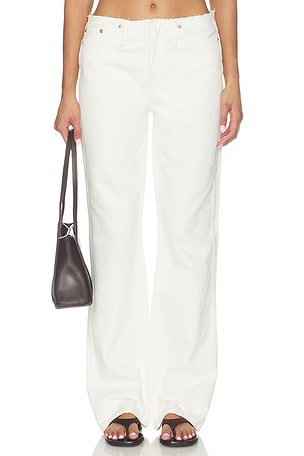 RE/DONE Roxy Loose Wide Leg Jeans in Cream