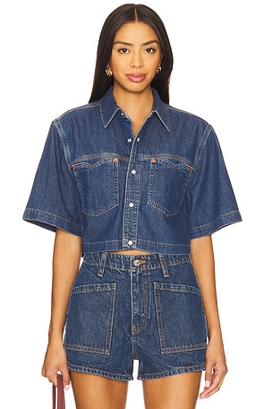 Oversized Crop Shirt RE/DONE